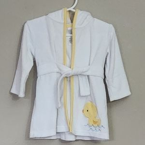 just one you by Carter's hooded bath robe Size 0-9M